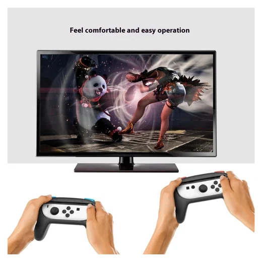 Nintendo Switch 2 Joy-Con Controller Grip 2-Pack (Rood/Blauw) afbeelding 3