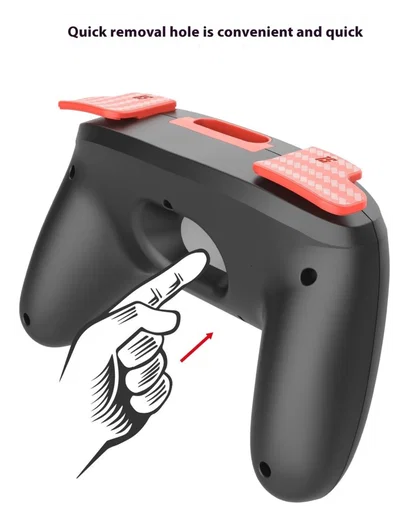 Nintendo Switch 2 Joy-Con Controller Grip 2-Pack (Rood/Blauw) afbeelding 6