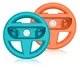 Nintendo Switch 2 Stuurtjes voor Joy-Cons - Stuurwiel Set Blauw/Oranje afbeelding 1