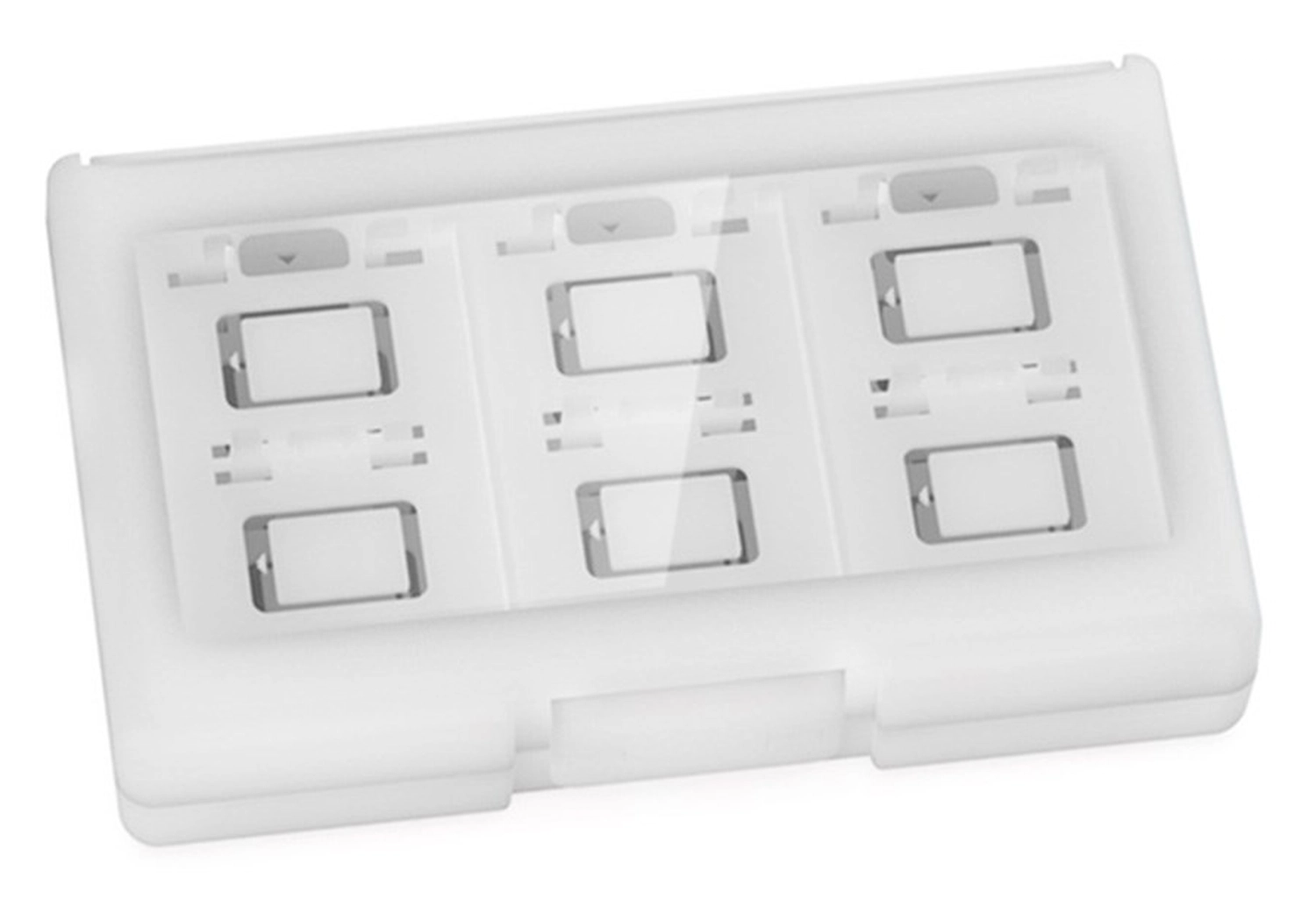 Nintendo Switch 2/Switch Game Card Case Organizer 24 Games/Geheugenkaarten Wit afbeelding 2