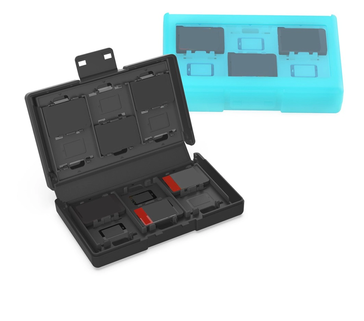 Nintendo Switch 2/Switch Game Card Case Organizer 24 Games/Geheugenkaarten Wit afbeelding 5