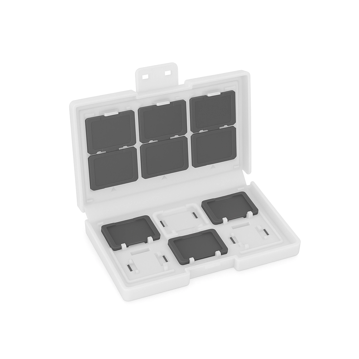 Nintendo Switch 2/Switch Game Card Case Organizer 24 Games/Geheugenkaarten Wit afbeelding 1