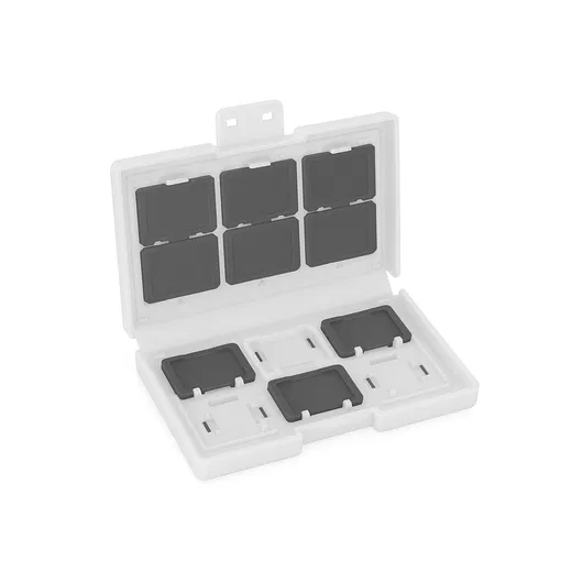 Nintendo Switch 2/Switch Game Card Case Organizer 24 Games/Geheugenkaarten Wit afbeelding 1