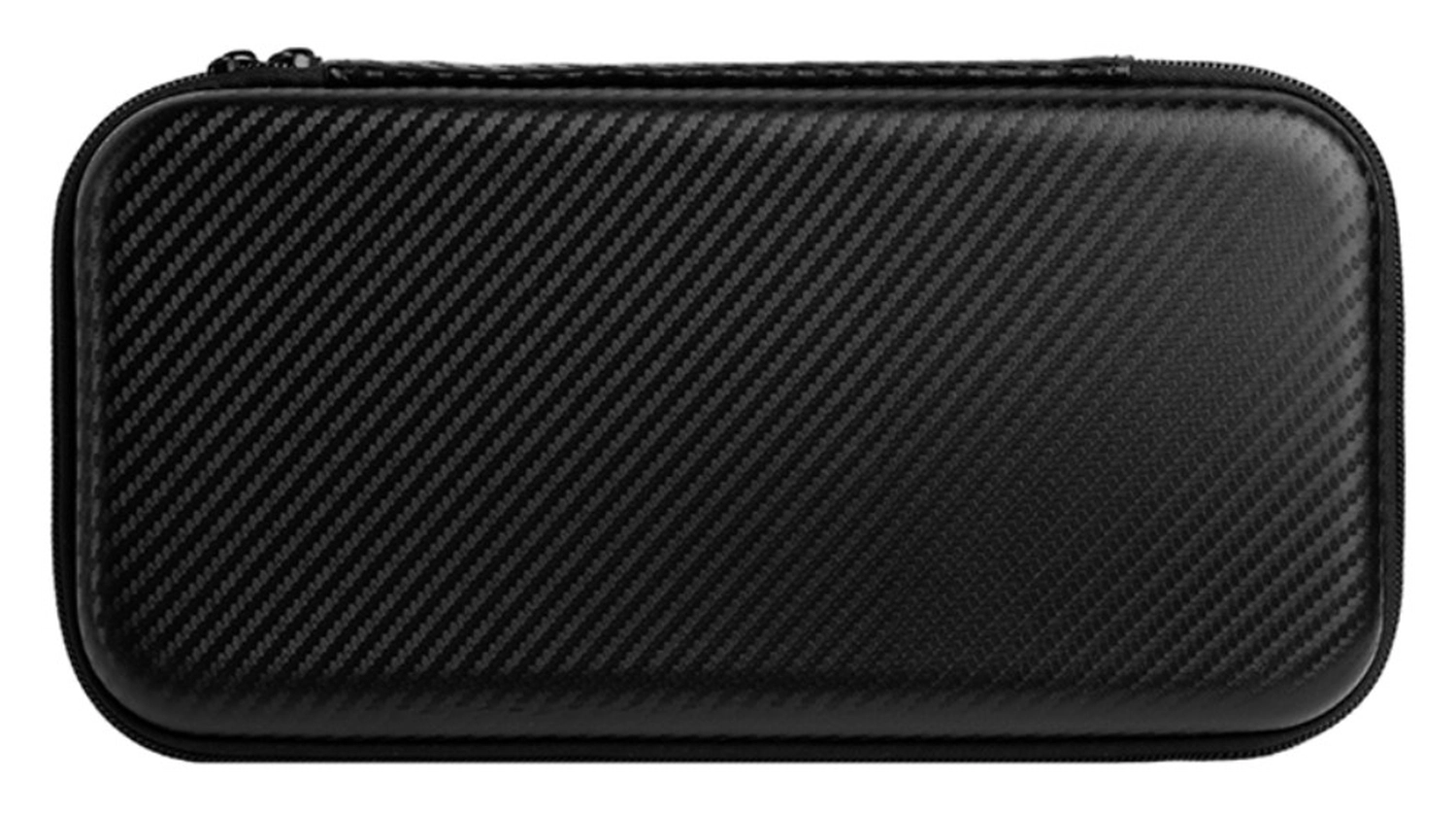 Nintendo Switch 2 Hoesje Opberghoes Carbon Fiber Travel Case Zwart afbeelding 1