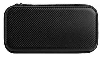 Nintendo Switch 2 Hoesje Opberghoes Carbon Fiber Travel Case Zwart