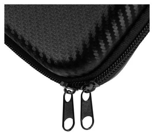 Nintendo Switch 2 Hoesje Opberghoes Carbon Fiber Travel Case Zwart afbeelding 10