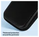 Nintendo Switch 2 Hoesje Opberghoes Carbon Fiber Travel Case Zwart afbeelding 7
