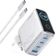 Anker Zolo (140W) USB-C Oplader GaN Snellader voor MacBook/Laptop Zilver