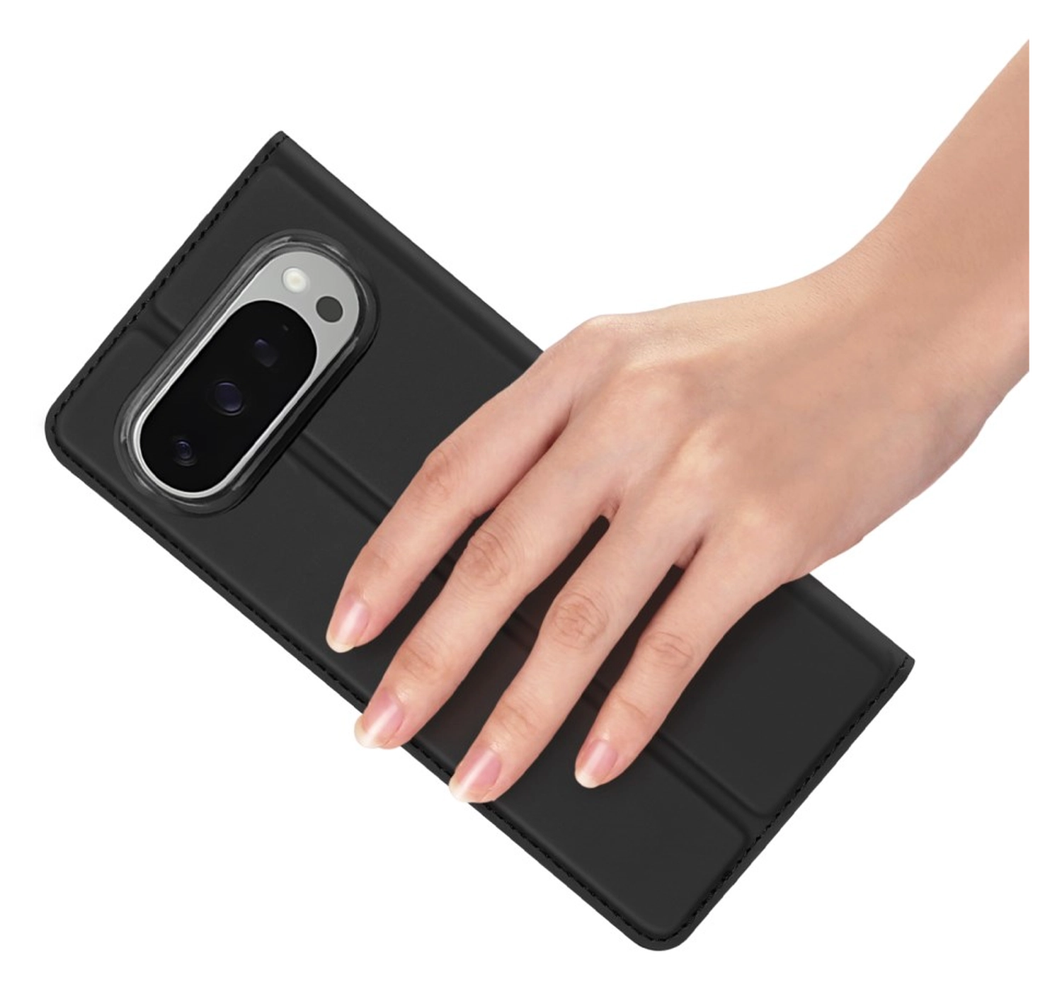 Dux Ducis Skin Pro Google Pixel 10 / 10 Pro Hoesje Portemonnee Book Case Zwart afbeelding 7