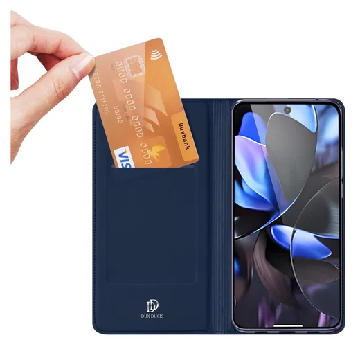 Dux Ducis Skin Pro Google Pixel 10 Pro XL Hoesje Portemonnee Book Case Blauw afbeelding 2