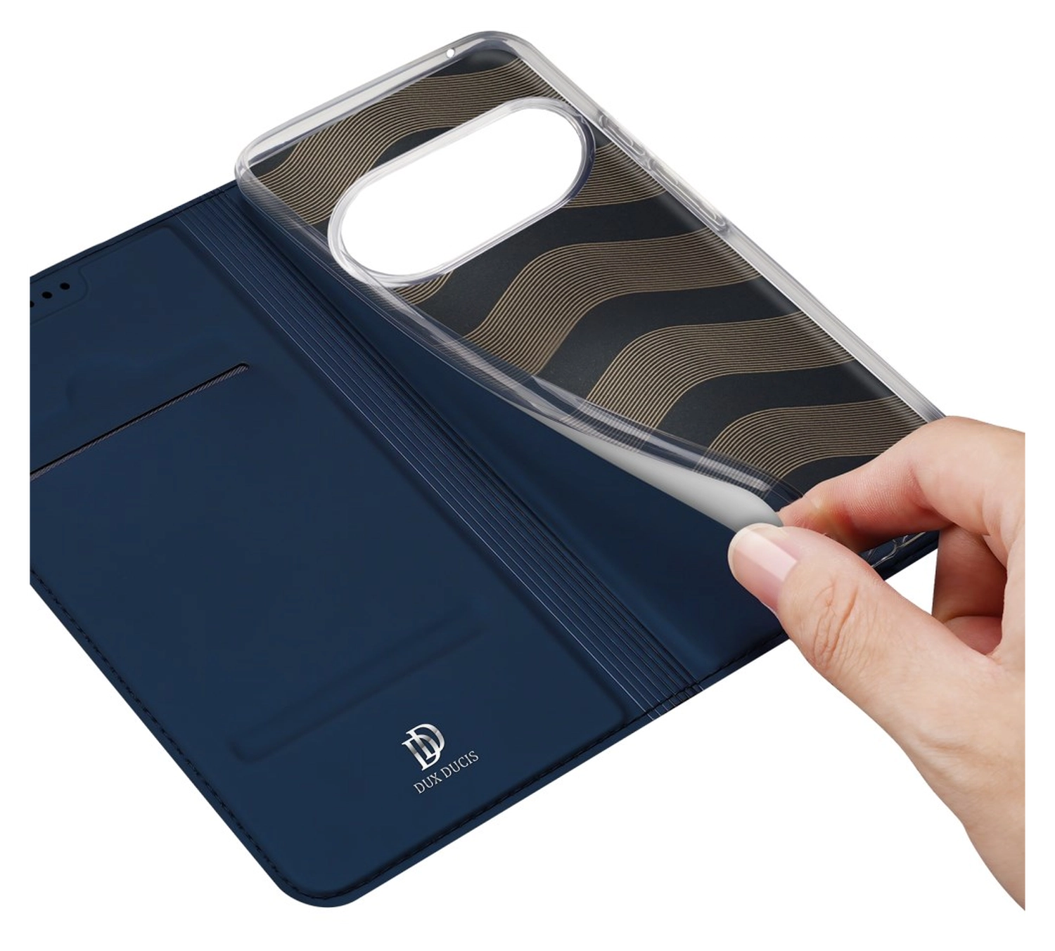 Dux Ducis Skin Pro Google Pixel 10 Pro XL Hoesje Portemonnee Book Case Blauw afbeelding 8