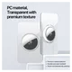 Dux Ducis AirTag Kaarthouder voor Portemonnee / Pasjeshouder Transparant 2-Pack afbeelding 7
