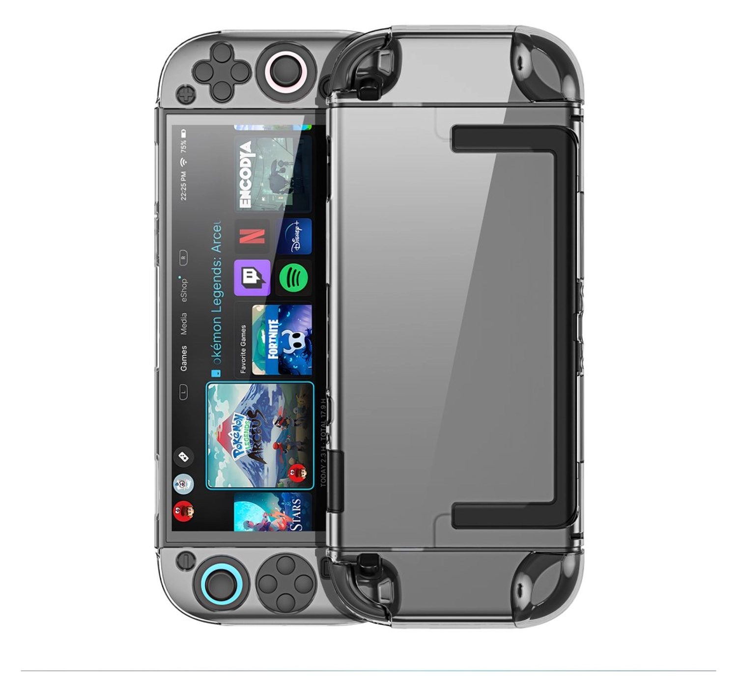 Dux Ducis Clear Case Nintendo Switch 2 Hoesje Afneembare Joy-Con Transparant afbeelding 1