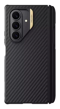 Nillkin Synthetic Fiber Pro Samsung Galaxy Z Fold 7 Hoesje met Pen MagSafe Zwart