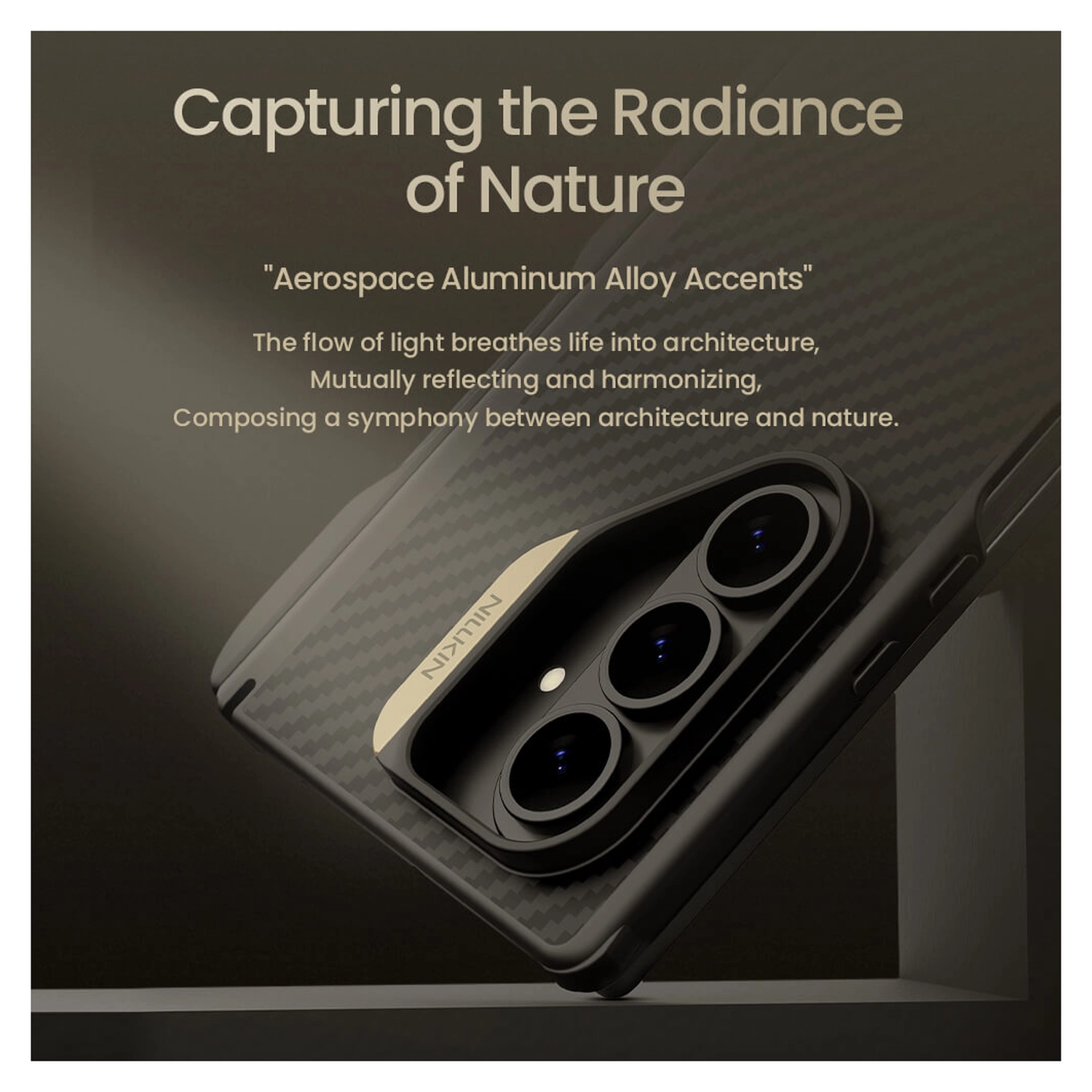 Nillkin Synthetic Fiber Pro Samsung Galaxy Z Fold 7 Hoesje met Pen MagSafe Zwart afbeelding 6