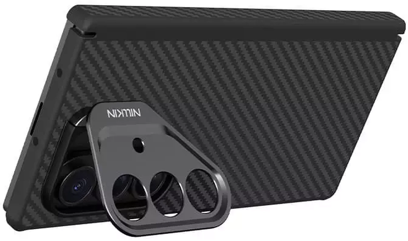 Nillkin CarboProp Samsung Z Fold 7 Hoesje MagSafe Back Cover Aramidevezel Zwart afbeelding 2