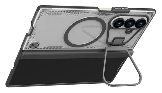 Nillkin IceBlade Prop Samsung Galaxy Z Fold 7 Hoesje MagSafe Back Cover Zwart afbeelding 2