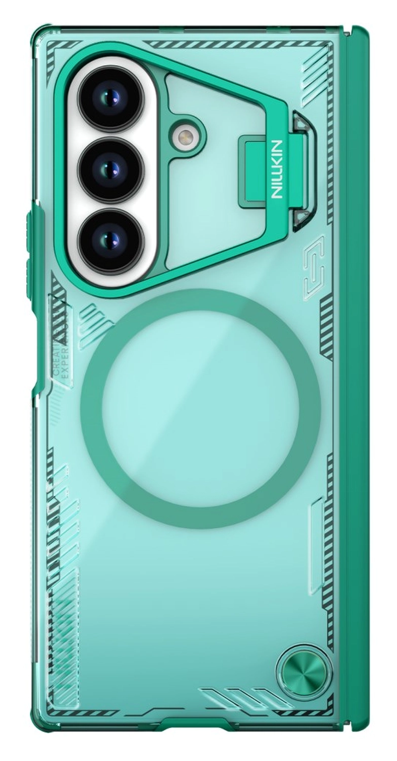 Nillkin IceBlade Prop Samsung Galaxy Z Fold 7 Hoesje MagSafe Back Cover Groen afbeelding 1