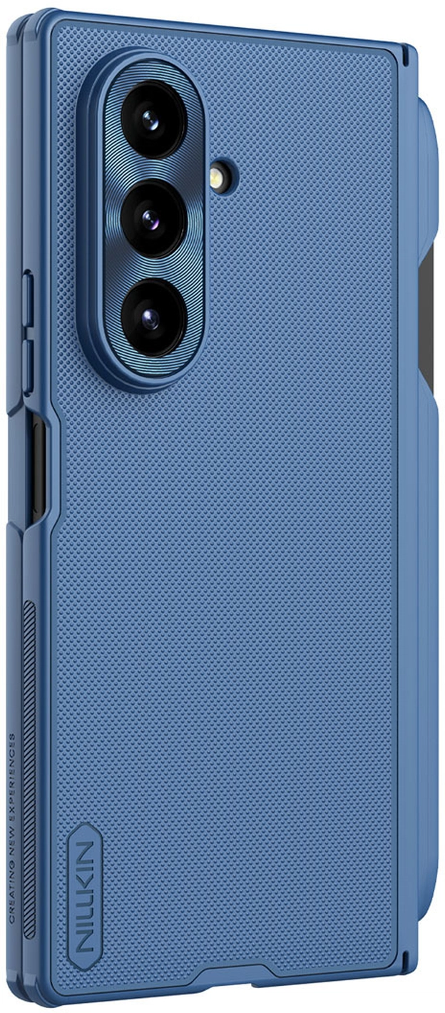 Nillkin Super Frosted Shield Samsung Z Fold 7 Hoesje MagSafe Pen Edition Blauw afbeelding 2