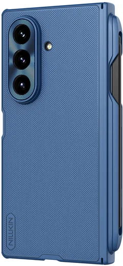 Nillkin Super Frosted Shield Samsung Z Fold 7 Hoesje MagSafe Pen Edition Blauw afbeelding 3