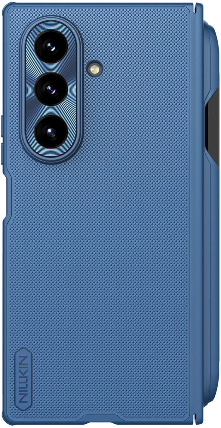 Nillkin Super Frosted Shield Samsung Z Fold 7 Hoesje MagSafe Pen Edition Blauw afbeelding 4