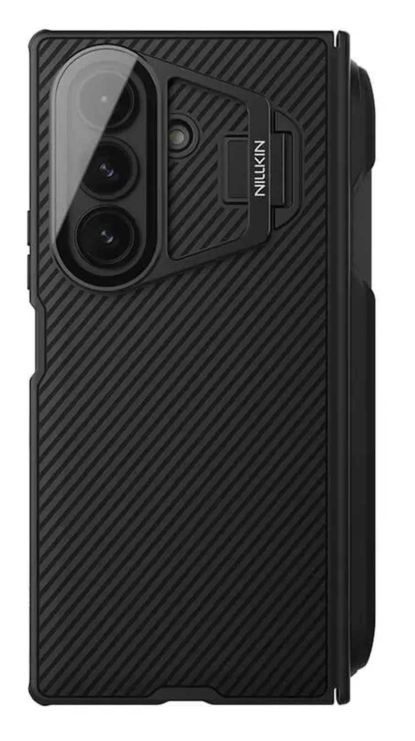 Nillkin CamShield Prop Samsung Z Fold 7 Hoesje MagSafe S-Pen Back Cover Zwart afbeelding 11
