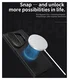 Nillkin CamShield Prop Samsung Z Fold 7 Hoesje MagSafe S-Pen Back Cover Zwart afbeelding 3