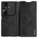 Nillkin Qin Leather Samsung Galaxy Z Fold 7 Hoesje Book Case Pen Edition Zwart