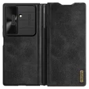 Nillkin Qin Leather Samsung Galaxy Z Fold 7 Hoesje Book Case Pen Edition Zwart