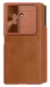 Nillkin Qin Leather Samsung Galaxy Z Fold 7 Hoesje Book Case Pen Edition Bruin afbeelding 3
