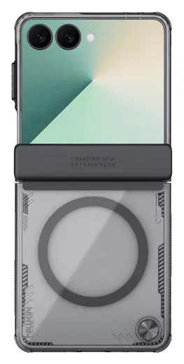 Nillkin IceBlade Prop Samsung Galaxy Z Flip 7 Hoesje MagSafe Back Cover Zwart afbeelding 1