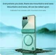 Nillkin IceBlade Prop Samsung Galaxy Z Flip 7 Hoesje MagSafe Back Cover Groen afbeelding 3