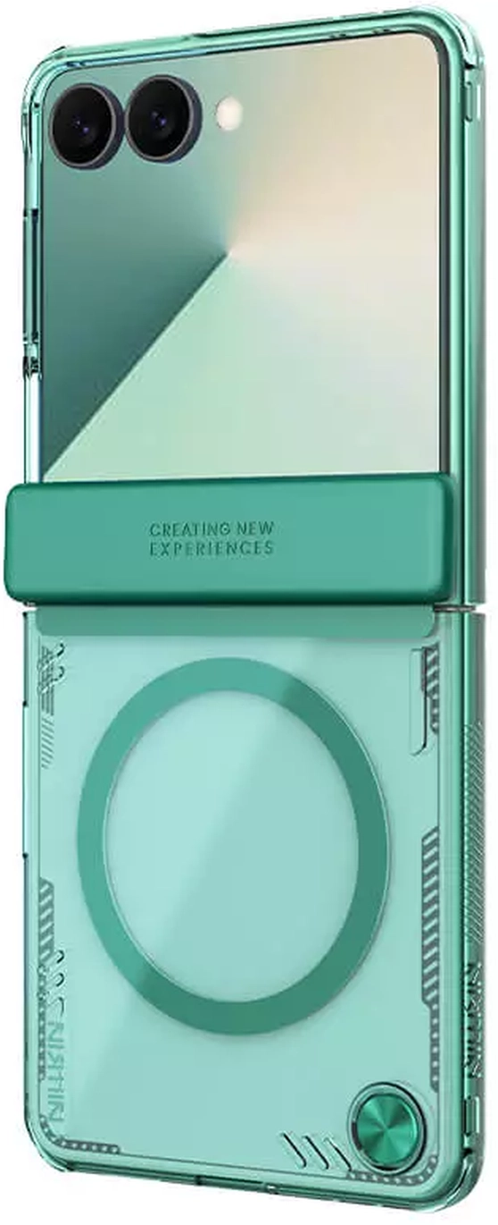 Nillkin IceBlade Prop Samsung Galaxy Z Flip 7 Hoesje MagSafe Back Cover Groen afbeelding 8