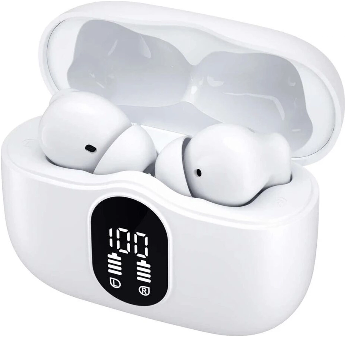 Duo Pack SBG Draadloze Oordopjes met Bluetooth Noise Cancelling Wit afbeelding 13