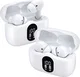 Duo Pack SBG Draadloze Oordopjes met Bluetooth Noise Cancelling Wit
