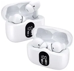 Duo Pack SBG Draadloze Oordopjes met Bluetooth Noise Cancelling Wit afbeelding