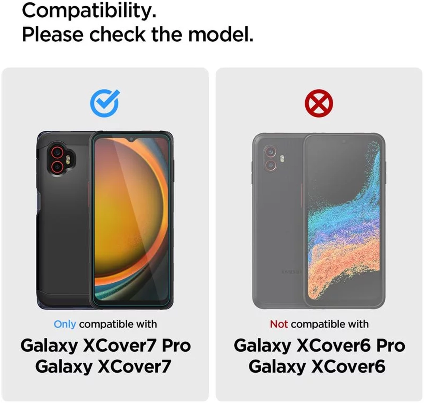 Spigen Glas t.R Slim Samsung Galaxy Xcover 7 Pro / 7 Screen Protector 2-Pack afbeelding 6