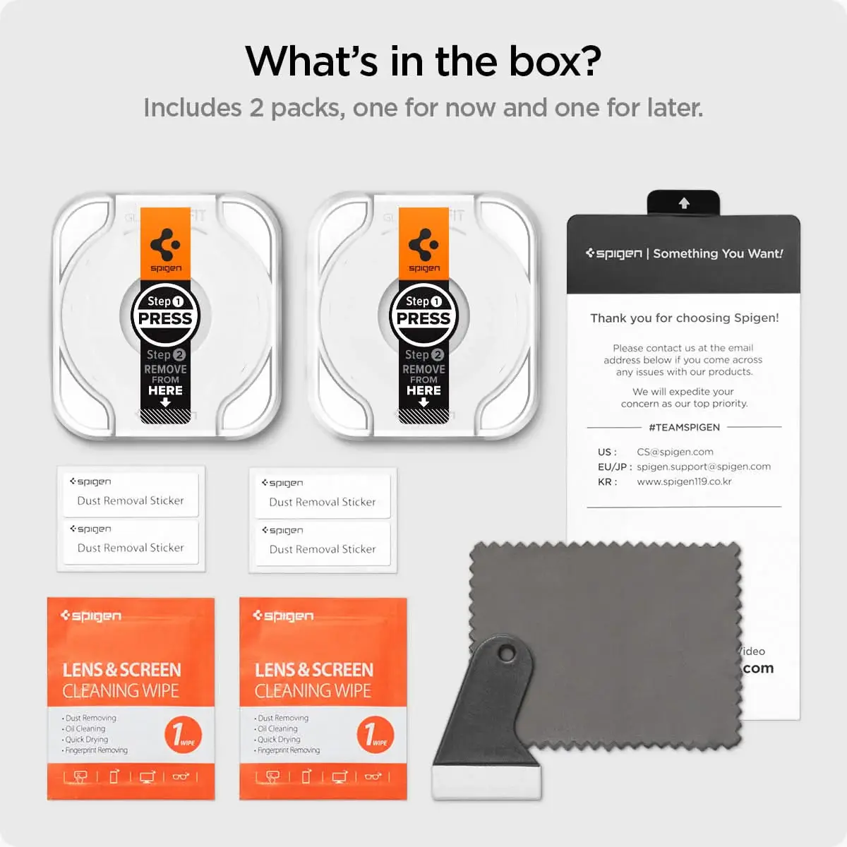 Spigen EZ Fit - Samsung Galaxy Watch 6 44MM Screen Protector Glas 2-Pack afbeelding 8