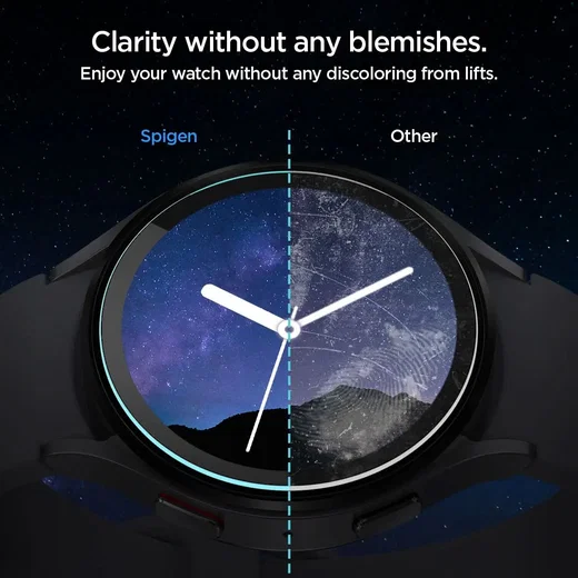 Spigen EZ Fit - Samsung Galaxy Watch 6 44MM Screen Protector Glas 2-Pack afbeelding 7