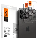 Spigen Optik Pro iPhone 16 Pro (Max)/15 Pro (Max) Camera Protector Rood 2-Pack