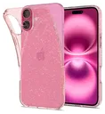 Spigen Liquid Crystal Apple iPhone 16 Hoesje Back Cover Glitter Roze