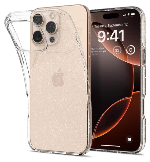 Spigen Liquid Crystal Apple iPhone 16 Pro Max Hoesje Back Cover Glitter afbeelding 1