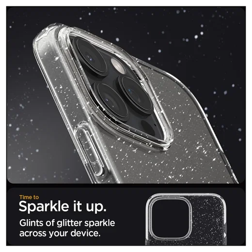 Spigen Liquid Crystal Apple iPhone 16 Pro Max Hoesje Back Cover Glitter afbeelding 3