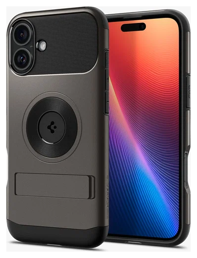 Spigen Slim Armor MagFit Apple iPhone 16 Plus Hoesje MagSafe Gunmetal afbeelding 1