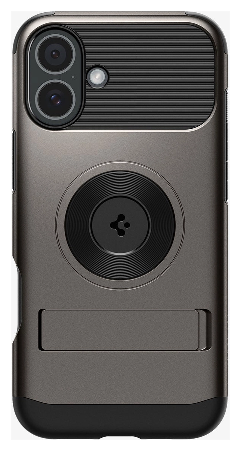 Spigen Slim Armor MagFit Apple iPhone 16 Plus Hoesje MagSafe Gunmetal afbeelding 2
