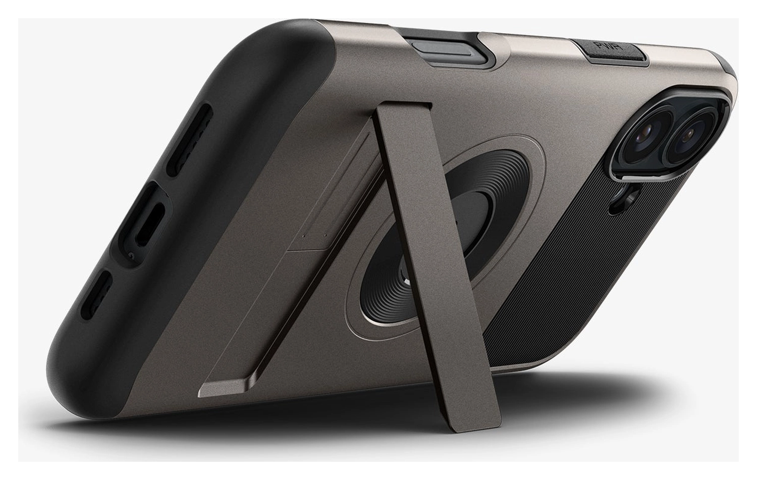 Spigen Slim Armor MagFit Apple iPhone 16 Plus Hoesje MagSafe Gunmetal afbeelding 9