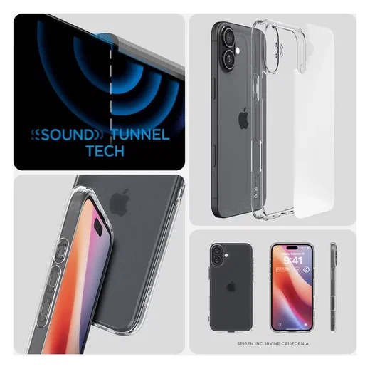 Spigen Ultra Hybrid Apple iPhone 16 Plus Hoesje Back Cover Frost Transparant afbeelding 5
