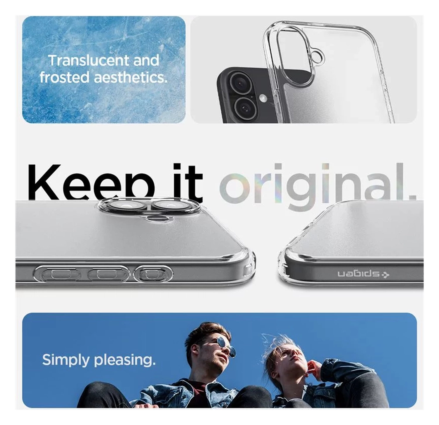 Spigen Ultra Hybrid Apple iPhone 16 Plus Hoesje Back Cover Frost Transparant afbeelding 7
