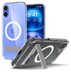 Spigen Ultra Hybrid S MagFit Apple iPhone 16 Plus Hoesje Back Cover Transparant afbeelding