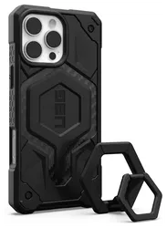 UAG Monarch Pro MagSafe iPhone 16 Pro Max Hoesje + Ring Standaard Zwart afbeelding